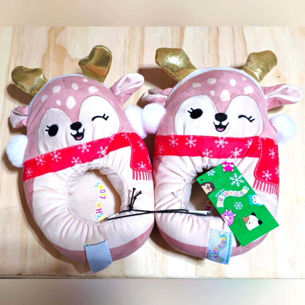 Squishmallow Slippers, Dawn The Fawn